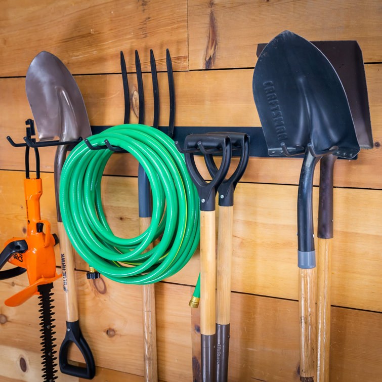 Shovel rack online garage